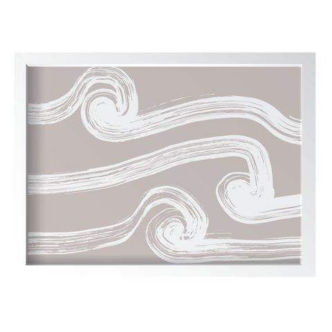Abstract Beige Waves