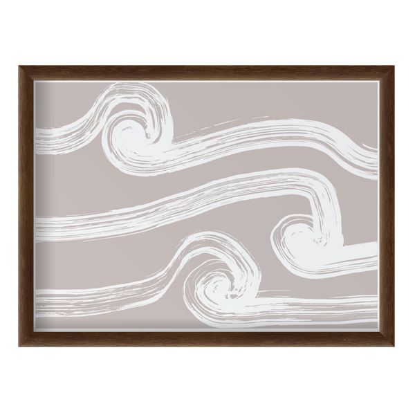 Abstract Beige Waves