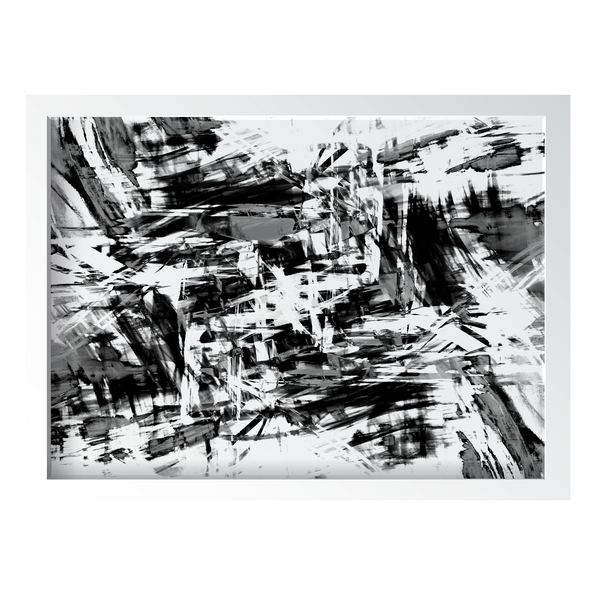 Abstract Black Brush