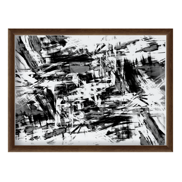 Abstract Black Brush