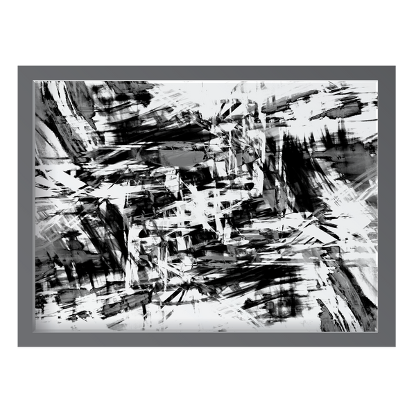 Abstract Black Brush