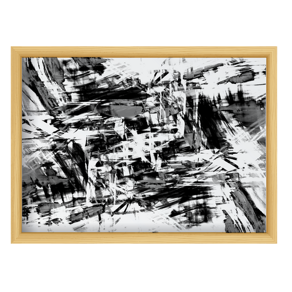 Abstract Black Brush