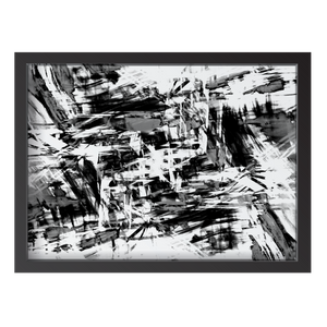 Abstract Black Brush