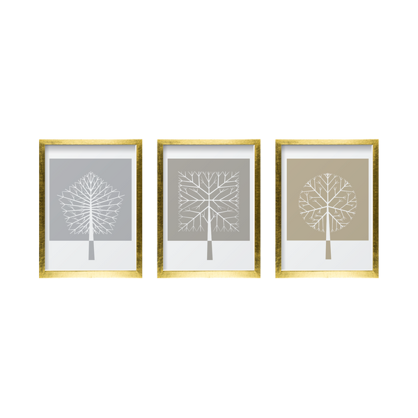 Abstract Nude Trees Set