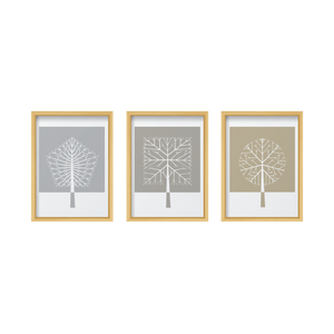 Abstract Nude Trees Set