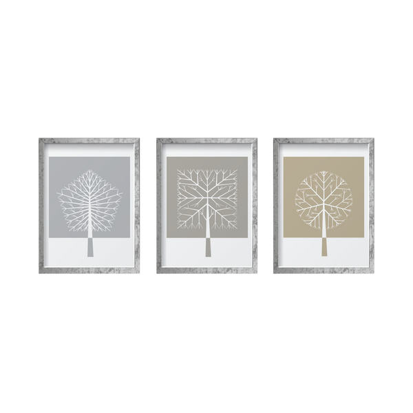 Abstract Nude Trees Set