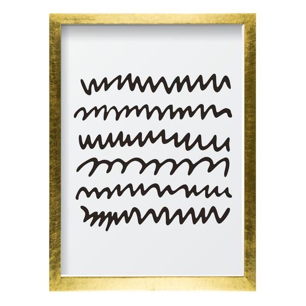 Black Zigzag Lines