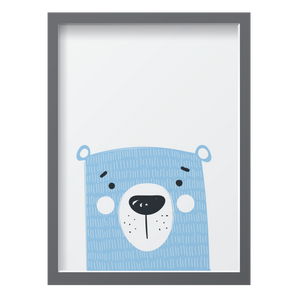 Blue Bear White Cheeks