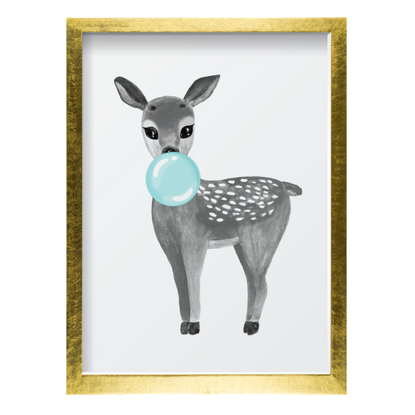 Bubblegum Blue Deer