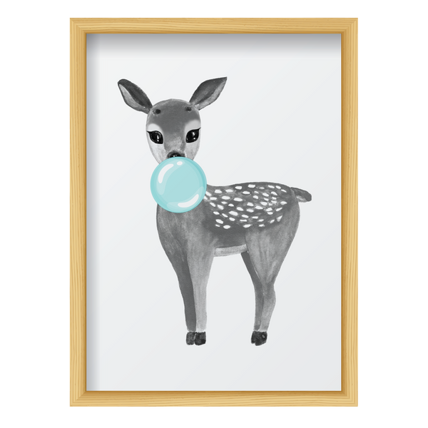 Bubblegum Blue Deer