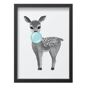 Bubblegum Blue Deer