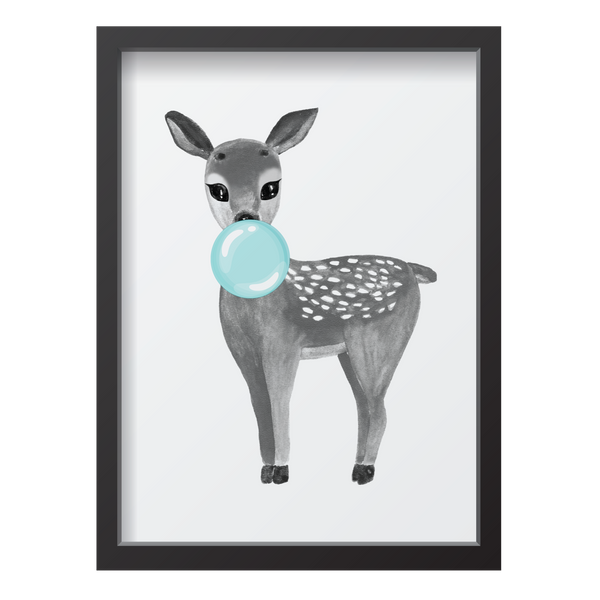 Bubblegum Blue Deer