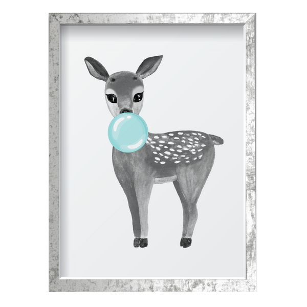 Bubblegum Blue Deer