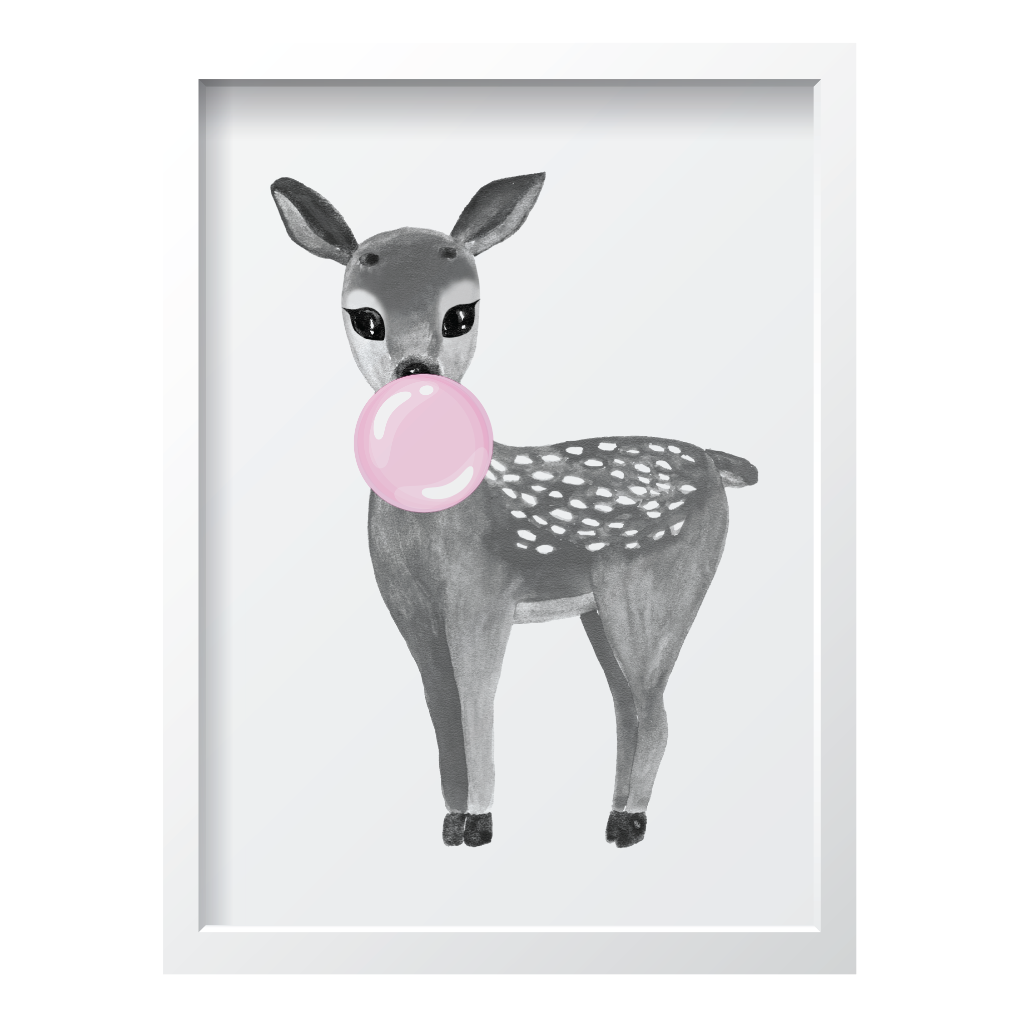 Bubblegum Pink Deer