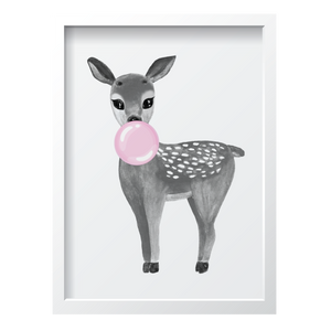 Bubblegum Pink Deer