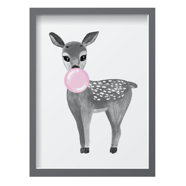 Bubblegum Pink Deer