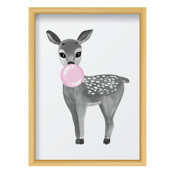 Bubblegum Pink Deer