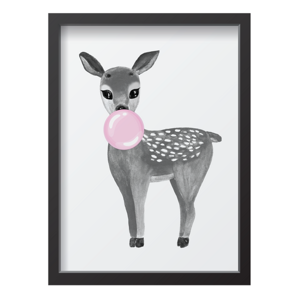 Bubblegum Pink Deer