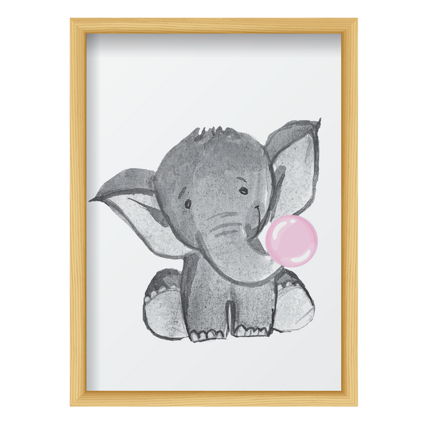 Bubblegum Pink Elephant