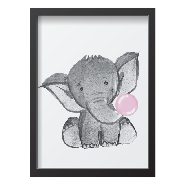 Bubblegum Pink Elephant