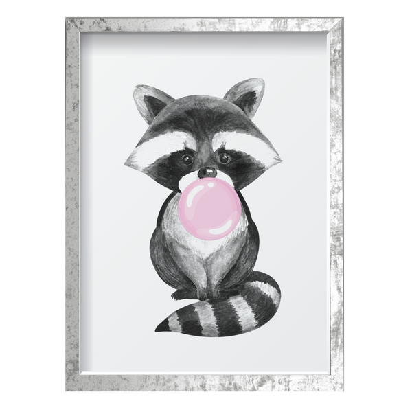 Bubblegum Pink Raccoon