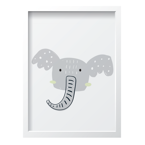 Gray & Green Elephant