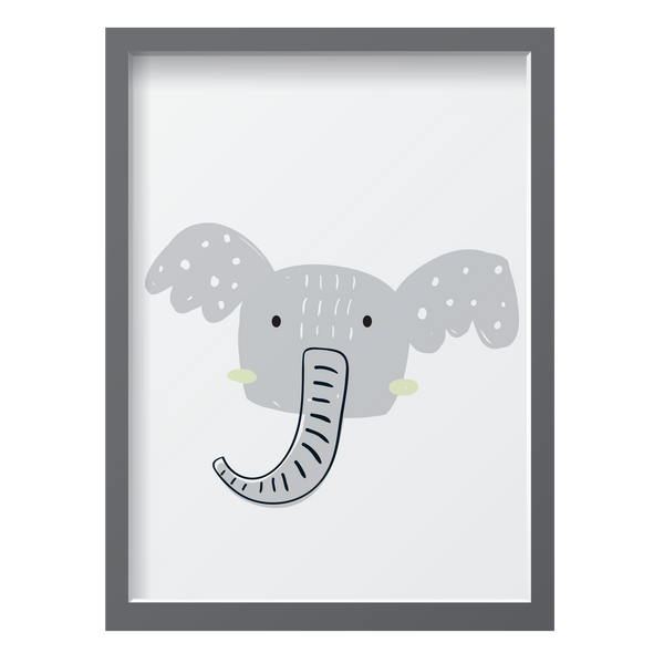 Gray & Green Elephant