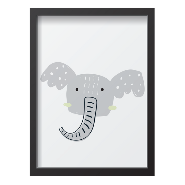 Gray & Green Elephant