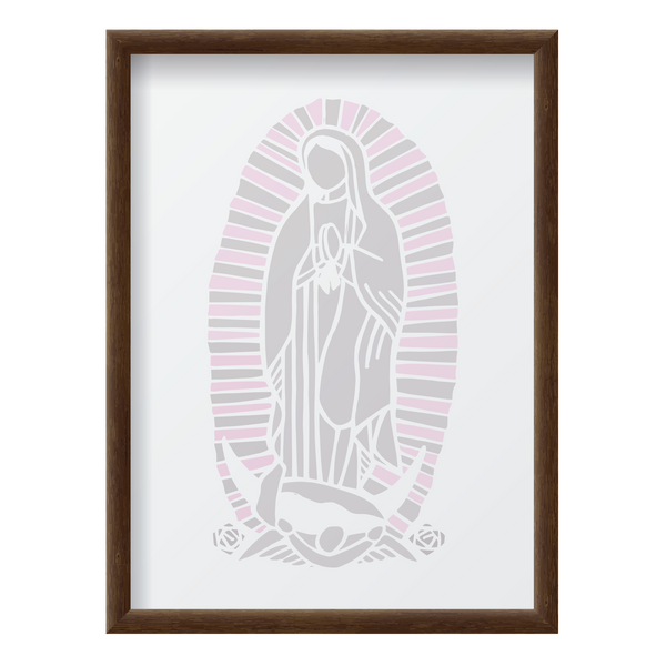 Gray & Pink Virgin Mary