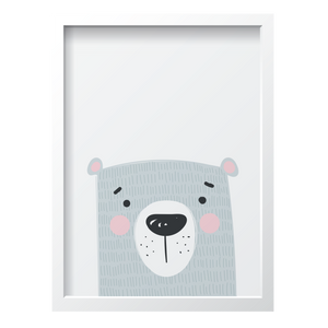 Gray Bear Pink Cheeks