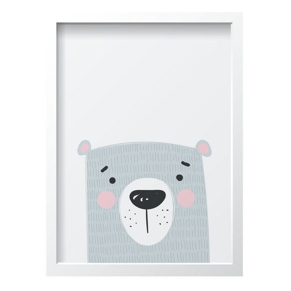 Gray Bear Pink Cheeks