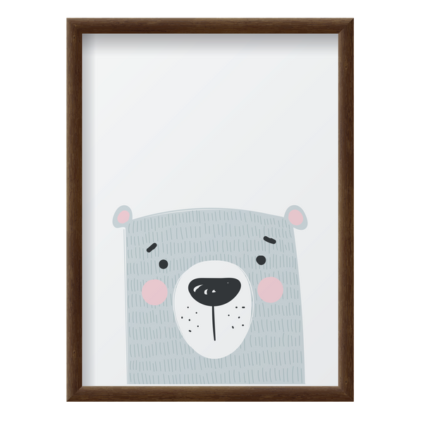 Gray Bear Pink Cheeks