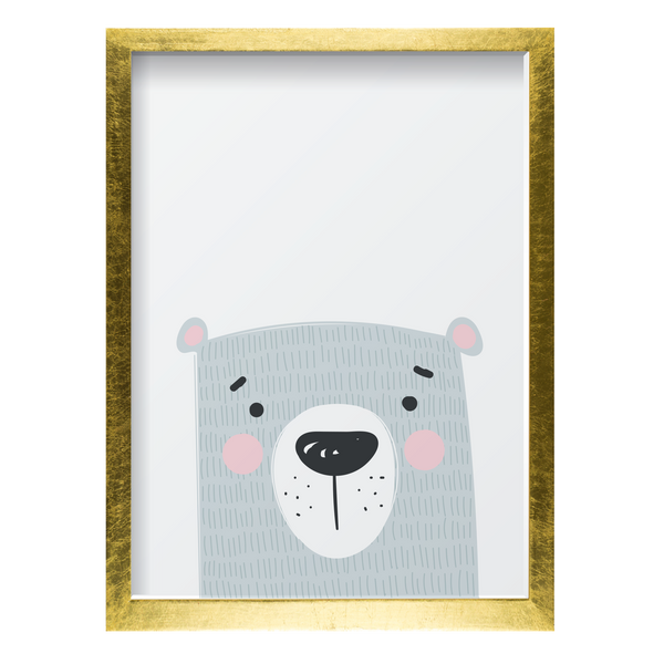 Gray Bear Pink Cheeks