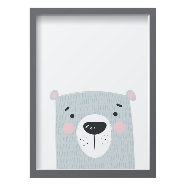 Gray Bear Pink Cheeks