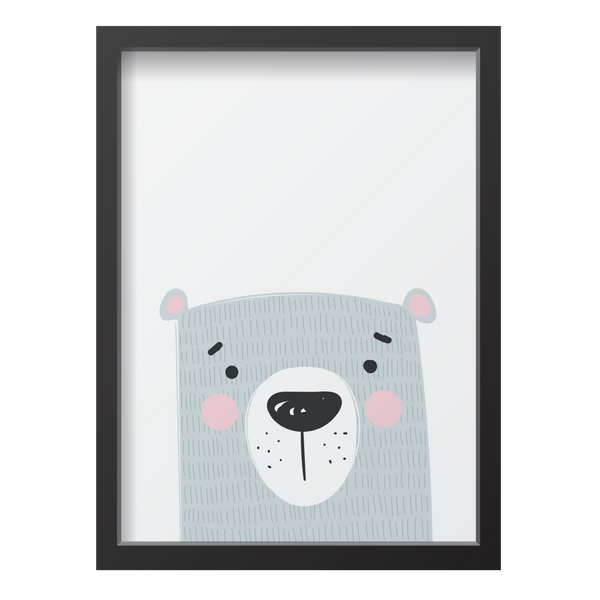 Gray Bear Pink Cheeks