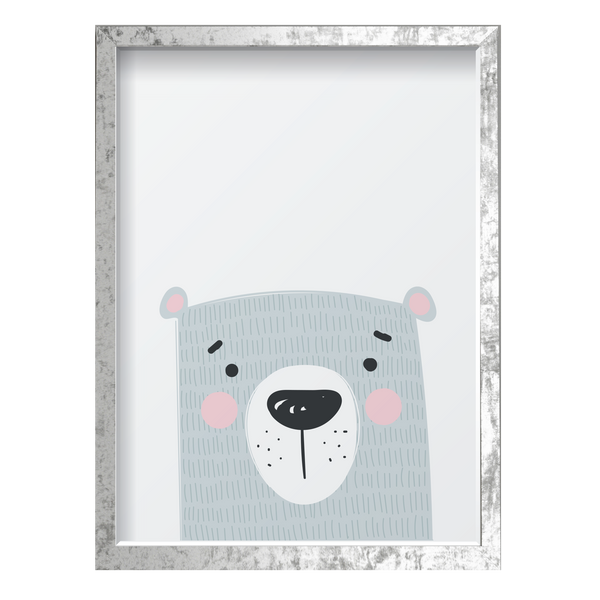 Gray Bear Pink Cheeks