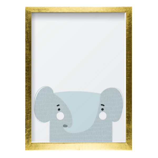 Gray Elephant White Cheeks