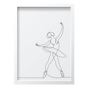 One Line Ballerina