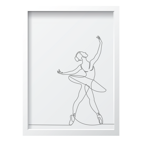 One Line Ballerina