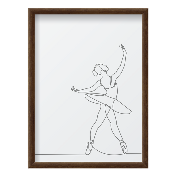 One Line Ballerina