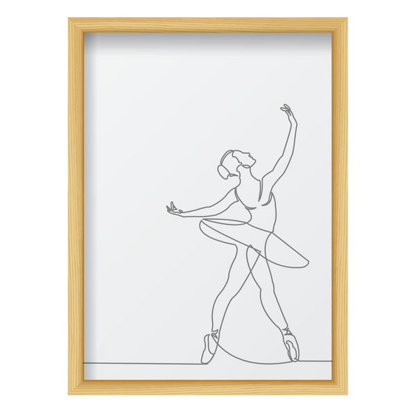 One Line Ballerina