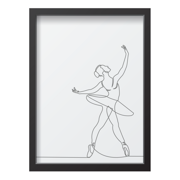 One Line Ballerina