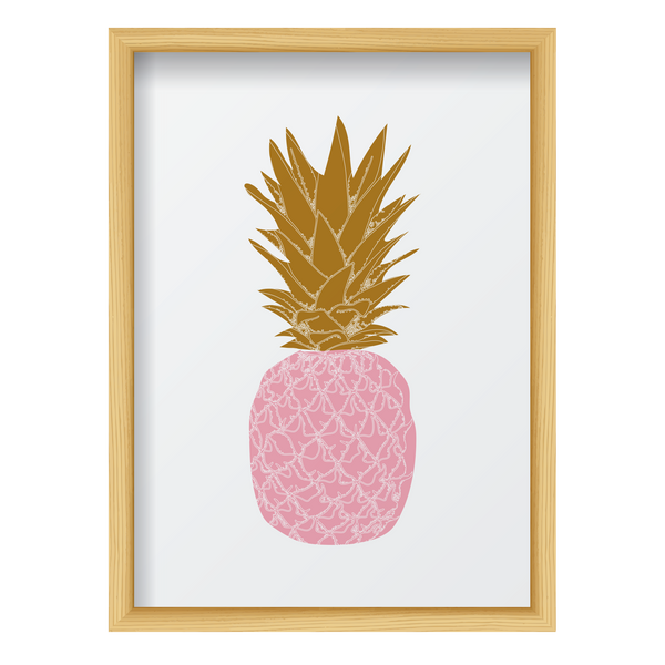 Pink & Gold Pineapple