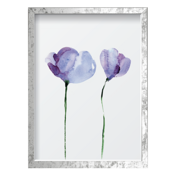Watercolor Purple Flower