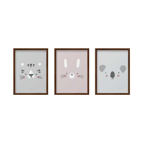 Animal Faces Set