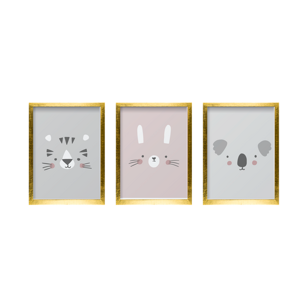 Animal Faces Set