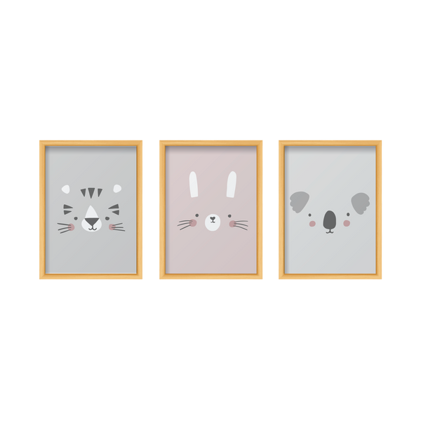 Animal Faces Set