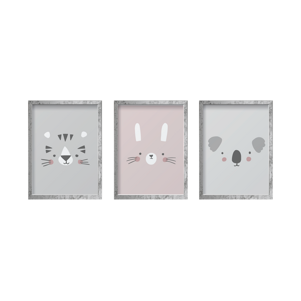 Animal Faces Set