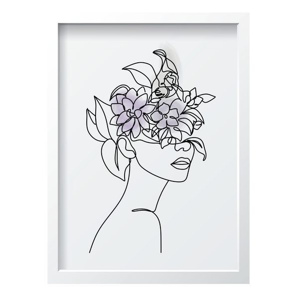 One Line Flower Woman 3