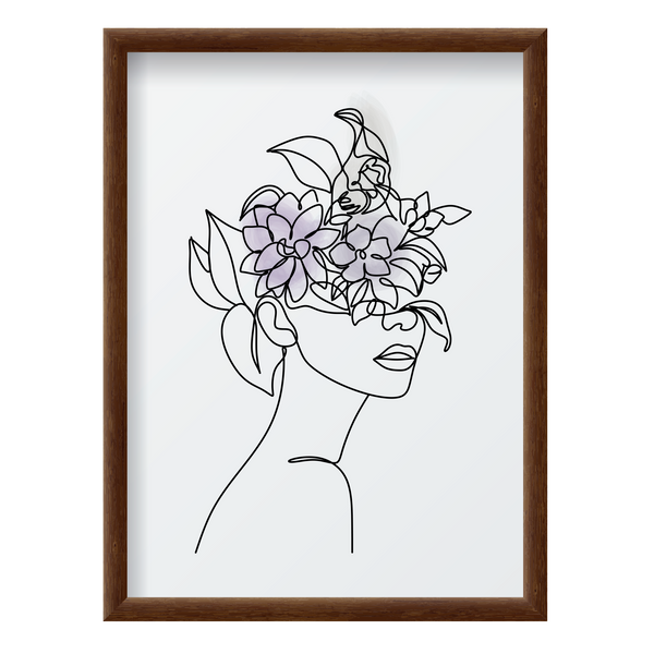 One Line Flower Woman 3